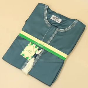 Al Munira Embroidered Dubia Jubba Style Thobe