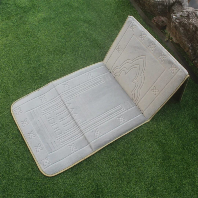 Muslim Padded Prayer Mat With Back Rest Muslim Padded Prayer Mat With Back Rest